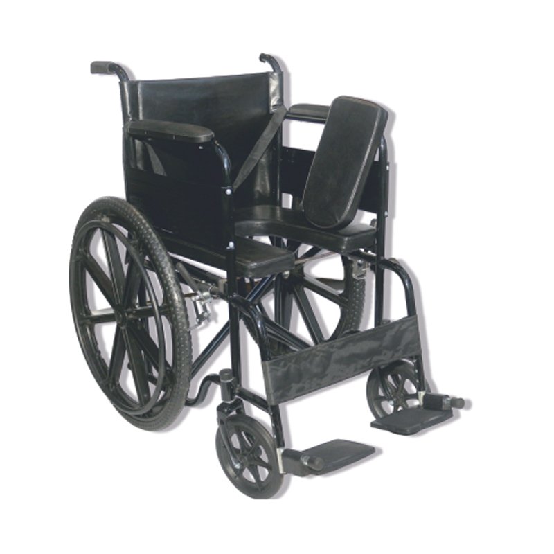 Goldman Commode (U Cut) Foldable Wheelchair
